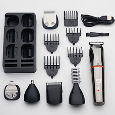 Тример для домашнього використання Hots Men`s Body Grooming Kit 6in1 (LK-860), фото 4