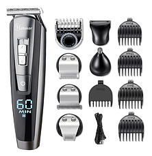 Тример для домашнього використання Hatteker Rechargeable Hair Trimmer Grooming Kit 5in1 (RFC-588), фото 3