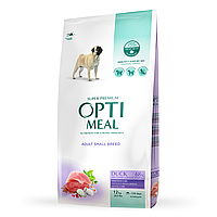 Optimeal Small Adult Dog 12кг - корм для собак дрібних порід з качкою