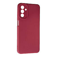 TPU чехол Smitt накладка бампер для Samsung Galaxy A04S (на самсунг а04с) бордовый