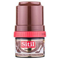 Крем для взуття Sitil Ситил темно-коричневий 50 мл