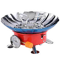 Портативная газовая горелка Moonhill Windproof Camping stove CS - 102 туристическая плитка с чехлом