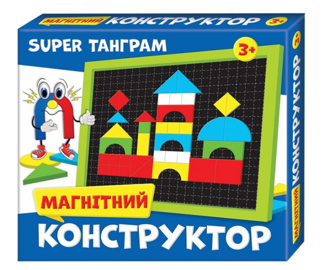 Магнітний конструктор Super Танграм (Ранок)
