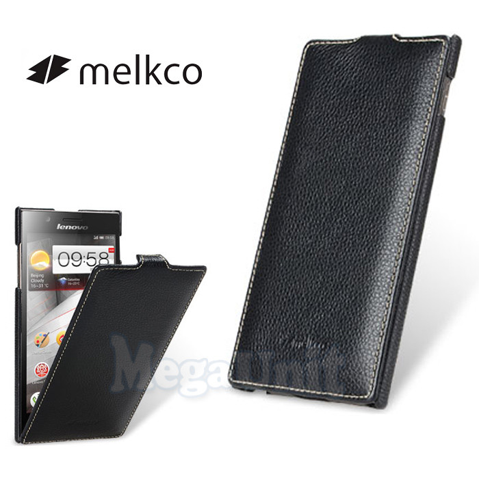 Melkco Чехол-флип для Lenovo K900 Черный - фото 1 - id-p289388854