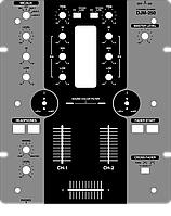 Лицьова панель самоклейка для Pioneer DJM-250