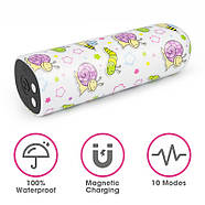 Компактний вібратор із принтом Rechargeable Snails Massager | Puls69, фото 3