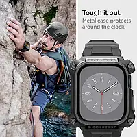Чохол з ремінцем Spigen Tough Armor Pro Metal для Apple Watch 45 mm Series 9/8/7, фото 9