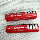 Акумуляторна літій-іонна батарейка BRC18650 (680mAh) 3,7V ULTRA FIRE, фото 6