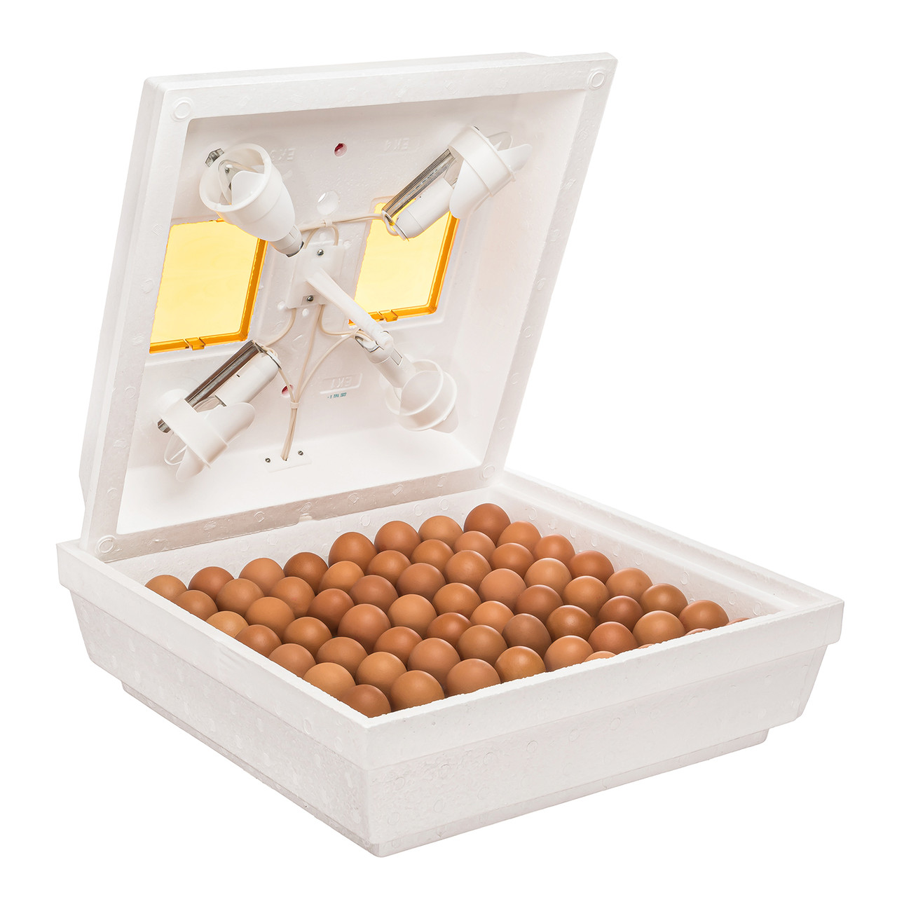 Інкубатор з ручним перевертанням "Квочка МІ-30-1С" на 80 яєць, фото 1