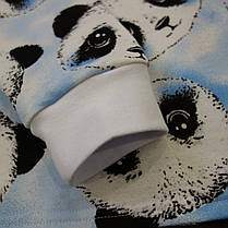 Дитяча піжама з начосом панда біла Five Stars 10646-98р, фото 3