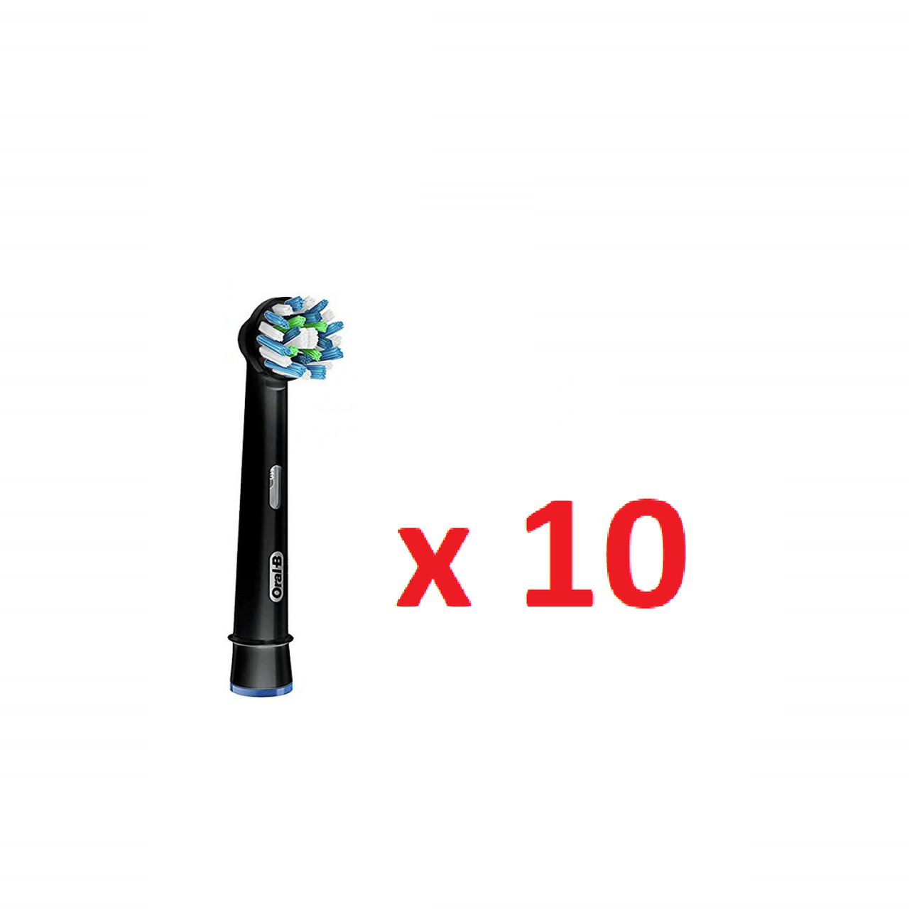 Насадки для зубної щітки ORAL-B Cross Action BLACK 10 шт.