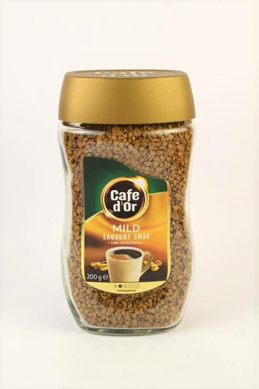 Розчинна каву Cafe d'or Mild 200 г у скляній банці, фото 1
