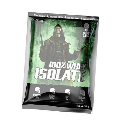 Протеїн ізолят Skull Labs 100% Whey Isolate 30 g шоколад, фото 3