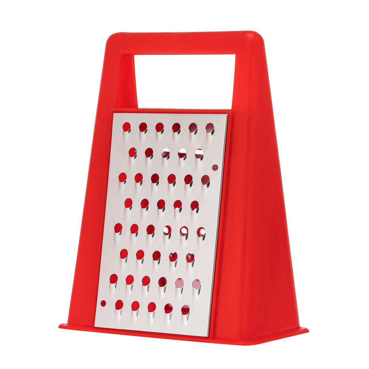 Тертка конус для овочів та фруктів 2-стороння з нержавіючої сталі у пластиковому корпусі (висота 19 см), фото 1