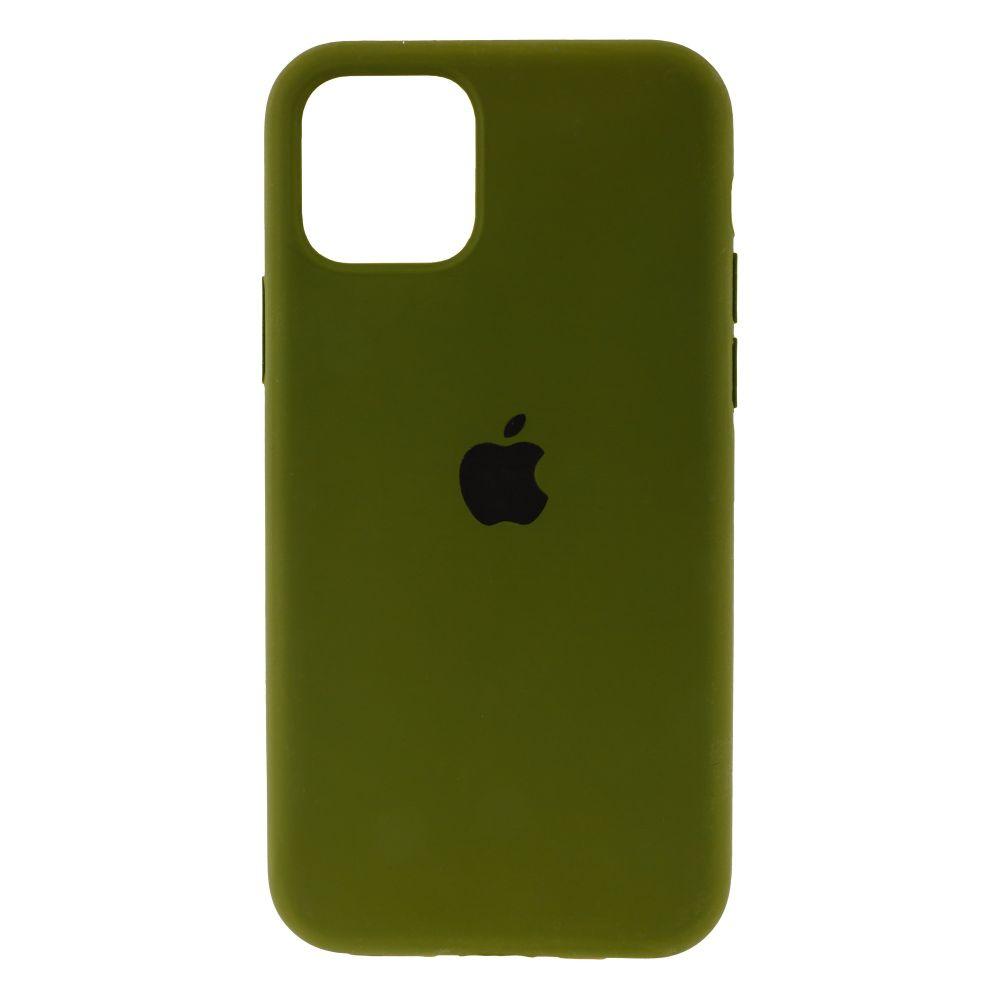 Чохол Silicone case iPhone 14Pro Max Army green