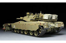 Merkava Mk.3 BAZ з мінним тралом Nochri Dalet. Модель танка у масштабі 1/35. MENG MODEL TS-005, фото 4