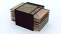 Стенд-куб для керамической плитки, раздвижной