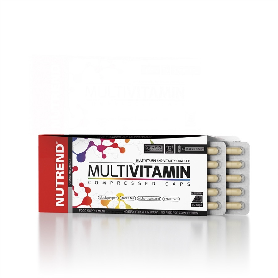 Комплекс вітамінів MultiVitamin compressed caps (60 капс.) Nutrend