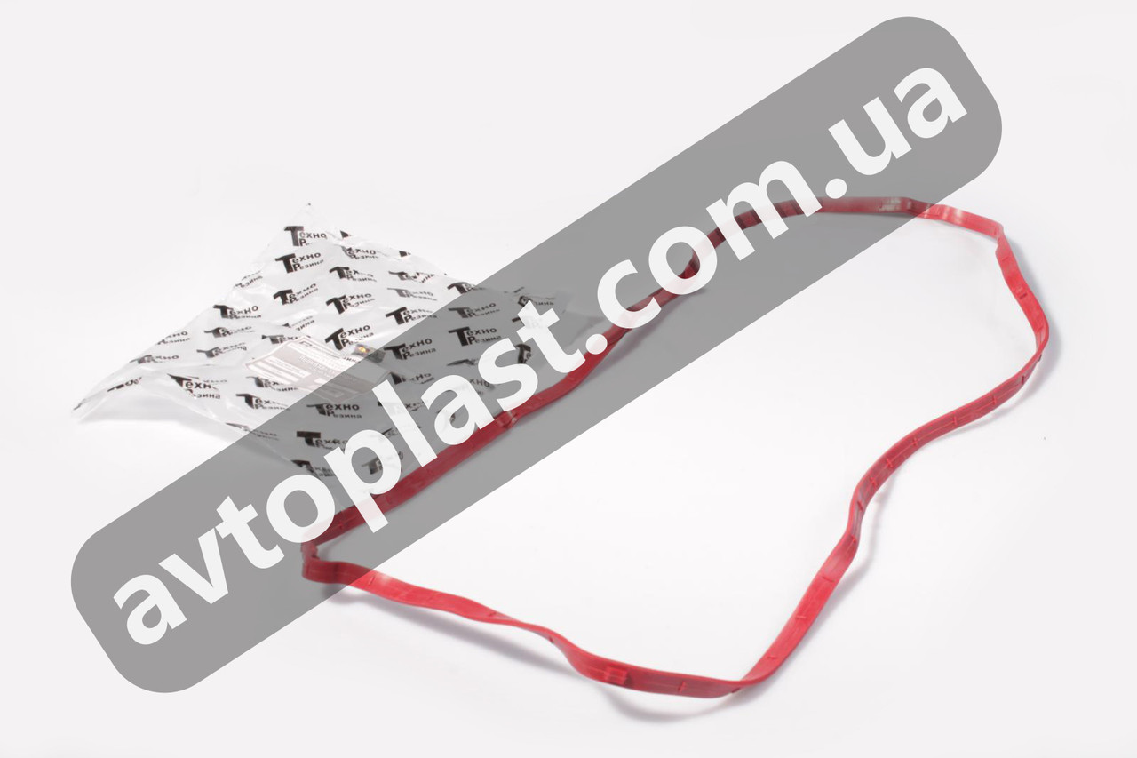Прокладка кришки клапанної Газель NEXT, Бізнес дв.Cummins ISF 2.8 (силікон червоний) (пр. Техно різі