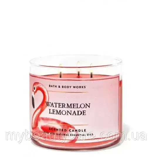 Трифітильна свічка Bath and Body Works watermelon lemonade