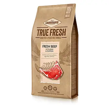 Сухий корм для дорослих собак усіх порід Carnilove True Fresh BEEF for Adult dogs (яловичина) 11.4 кг