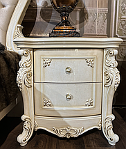 Ліжко 180х200 із 2 тумбочками,бароко, беж., Джоконда, фото 2