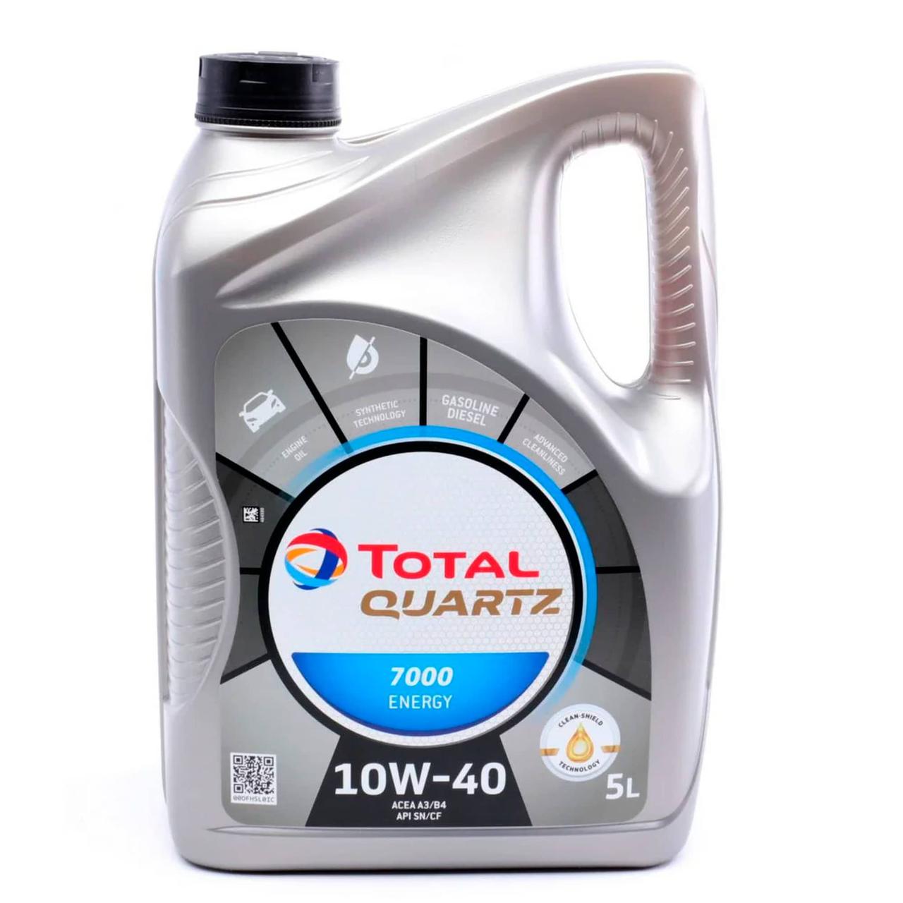 МАСЛО МОТОРНЕ TOTAL QUARTZ 7000 ENERGY 10W40 5Л