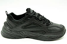 Кросівки підліткові M2K Tekno (Air Monarch) чорні, фото 4