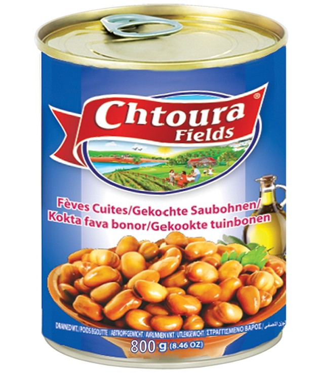 Боби консервовані асортимент смаків Chtoura 800 грам