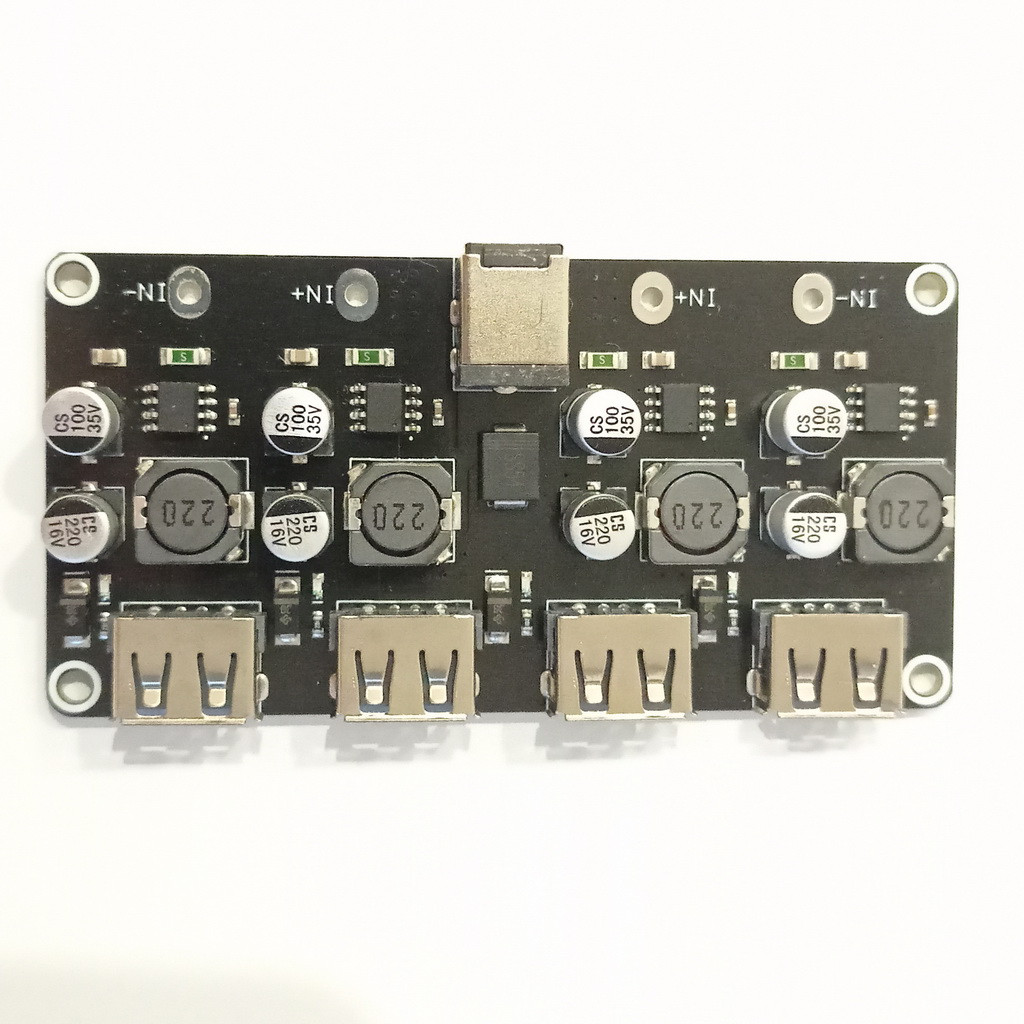 Понижувальний модуль швидкого заряджання (від 6-32V на 4 USB-виходи)