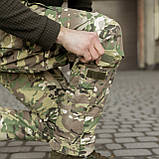 Штани тактичні 13 кишень на флісі GRIFON Apex Tactic мультикам Rip-Stop, фото 9