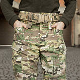 Штани тактичні 13 кишень на флісі GRIFON Apex Tactic мультикам Rip-Stop, фото 4