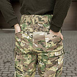 Штани тактичні 13 кишень на флісі GRIFON Apex Tactic мультикам Rip-Stop, фото 5