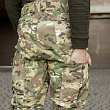 Штани тактичні 13 кишень на флісі GRIFON Apex Tactic мультикам Rip-Stop, фото 6