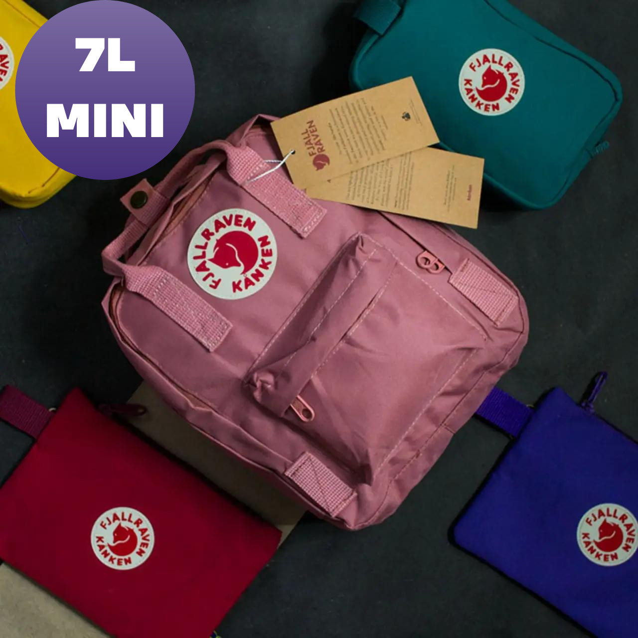 Рюкзак Fjallraven Kanken classic, міський спортивний практичний рюкзак Канкен, фото 1