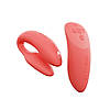 Смарт-вібратор для пар We-Vibe Chorus Crave Coral, сенсорне керування вібраціями стискання пульта, фото 2
