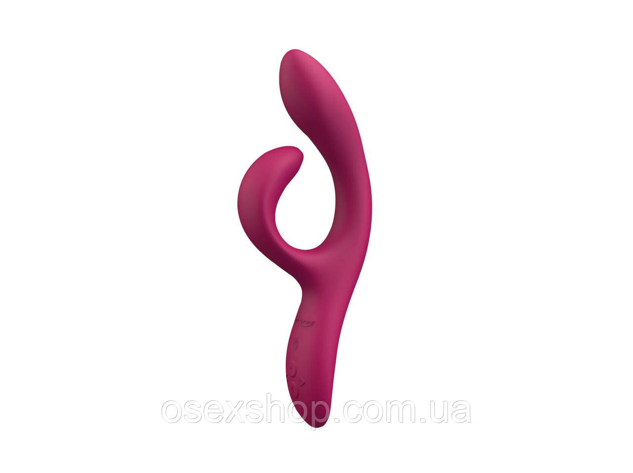 Смарт вібратор-кролик We-Vibe Nova Fuchsia, ергономічний, регульований кут нахилу дула, фото 1