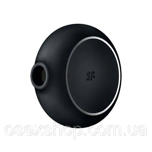 Вакуумний стимулятор із вібрацією Satisfyer Pro To Go 3 Black, фото 1