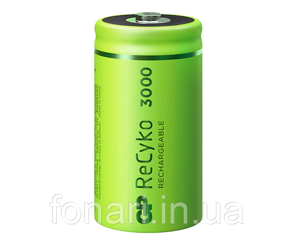 Аккумулятор Ni-Mh GP ReCyko+ C / R14, 3000mAh, LSD (GP300DHCB), 3000mAh
