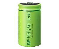 Аккумулятор Ni-Mh GP ReCyko+ D / (H)R20, (GP570DHCB), 5700mAh