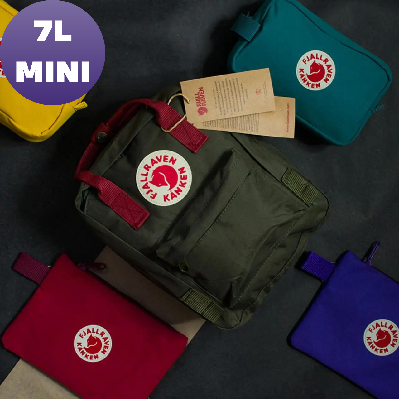 Рюкзак Fjallraven Kanken classic, міський спортивний практичний рюкзак Канкен, фото 1