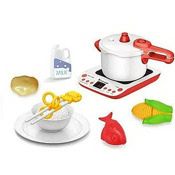 Ігровий набір посуду з плитою (світло, звук) BC 9008
