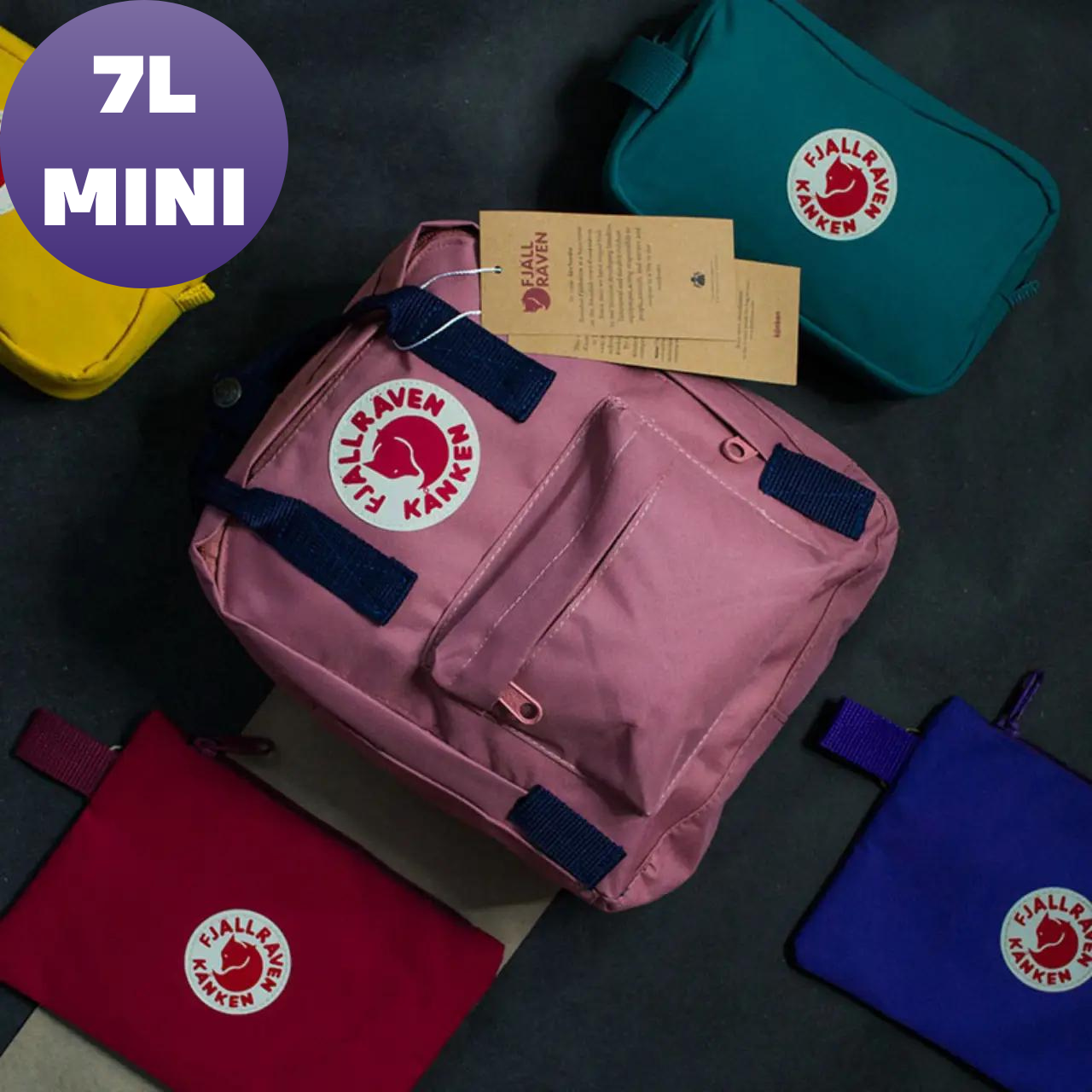 Міський рюкзак Fjallraven Kanken, шкільний портфель Канкен жіночий портфель, дитячий ранець, фото 1