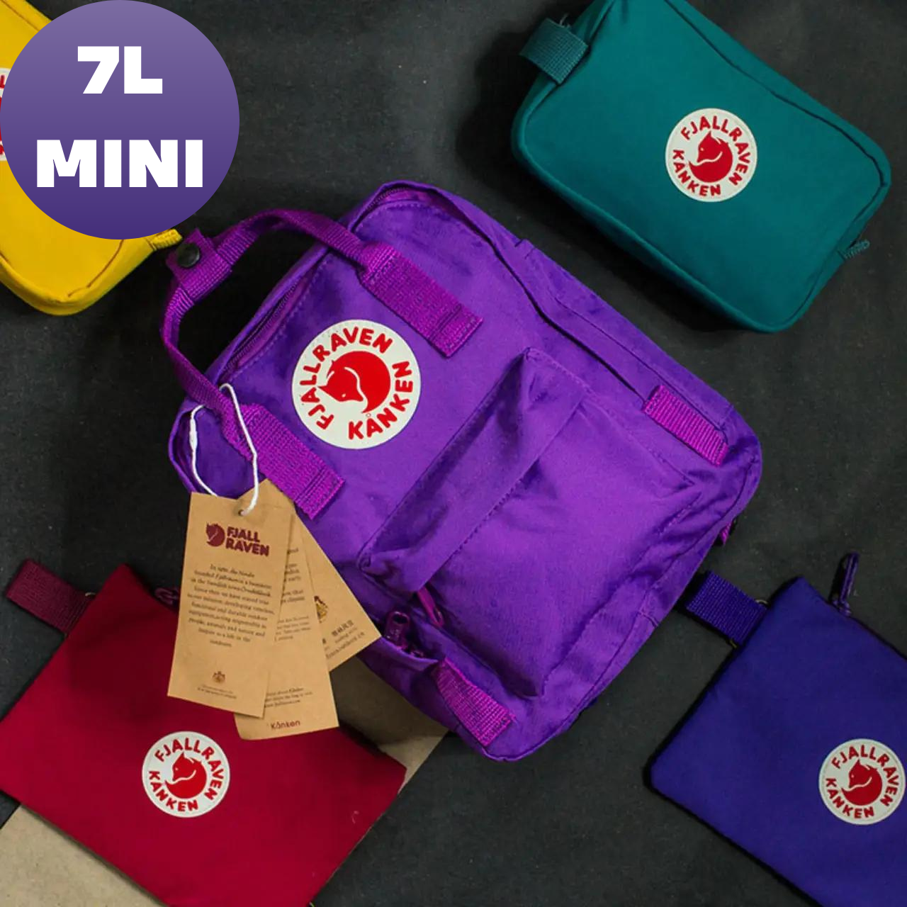 Рюкзак Fjallraven Kanken classic, міський спортивний практичний рюкзак Канкен, фото 1