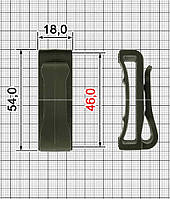 Тактический крючок на ремень Khaki 40мм (полиамид) хаки - WinTac