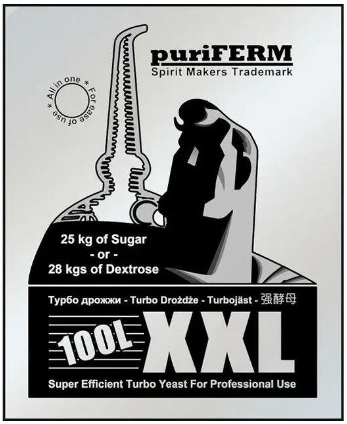 Турбо дріжджі Puriferm XXL 100L