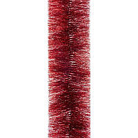 Гірлянда 100 3м червона з срібними кінчиками №980330/Новогодько/(25)