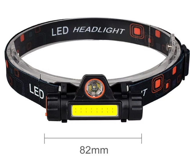 Ліхтар налобний світлодіодний Headlamp Baziator 665/101 4 години світла