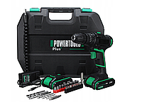 Аккумуляторный шуруповерт Powertools Plus PL21-3 в кейсе