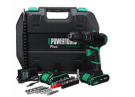 Акумуляторний шуруповерт Powertools Plus PL21-3 в кейсі